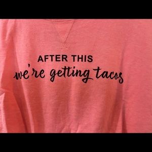 Southern Spirit fun coral graphic sweatshirt Large